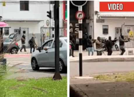 Mega balacera en El Poblado: ladrones iban por una bodega llena de oro.