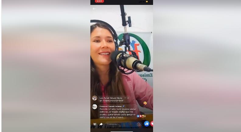 Temblor sorprende a locutora santandereana en plena transmisión en vivo
